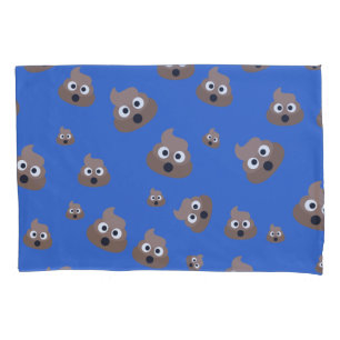 Housse D'oreillers Cute Poop Emoji Motif