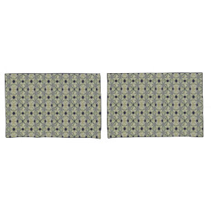 Housse D'oreillers Cyanus Flower Répétition w Navy