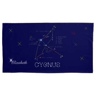 Housse D'oreillers Cygnus de constellation de l'hémisphère nord