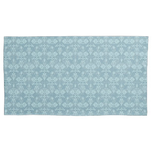 Housse D'oreillers Damassé sarcelle poussiéreux style victorien boho