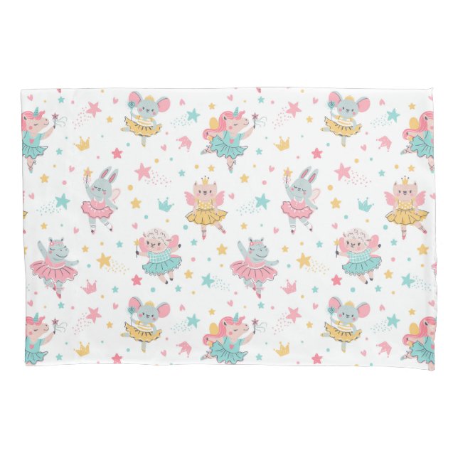 Housse D'oreillers Danseurs d'animaux de ballet (devant)