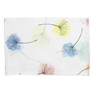 Housse D'oreillers Dansons   Motif floral aquarelle