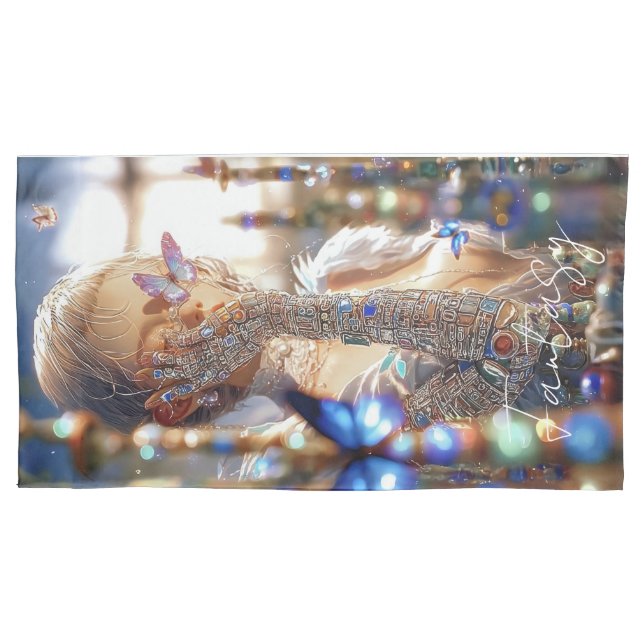 Housse D'oreillers Dark Fantasy Girl -  Downtown Aesthetic (devant)