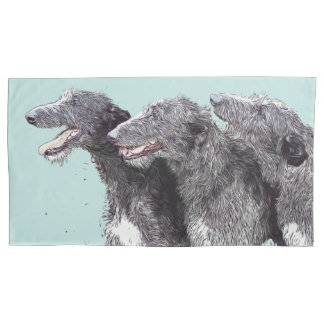 Housse D'oreillers Deerhound trio
