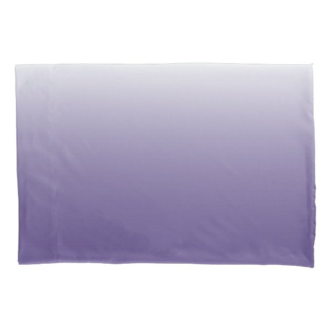 Housse D'oreillers dégradé à deux tons ombre Ultra Violet (devant)