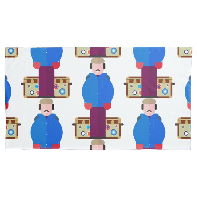 Housse D'oreillers Del Griffith – Classic Comedy Tribute Pillowcase (devant-gauche)