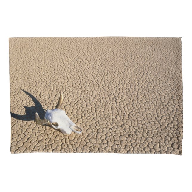 Housse D'oreillers Deserts | Cow Skull on the Desert Ground (devant)