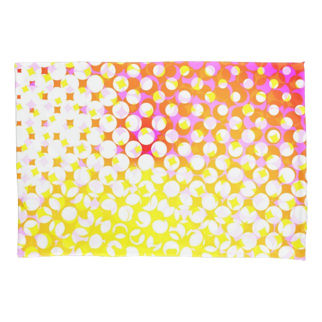 Housse D'oreillers Design Motif rose jaune (devant)