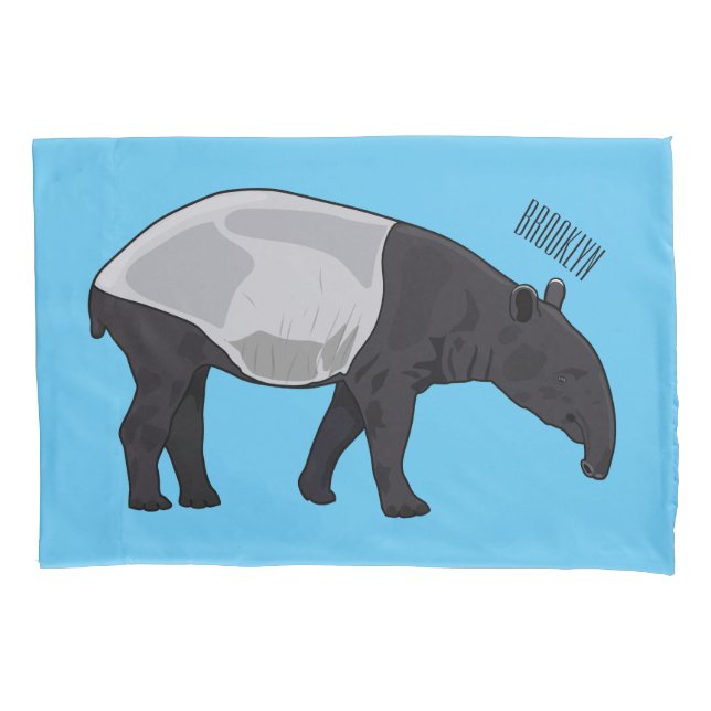 Housse D'oreillers Dessin sur Tapir (devant)