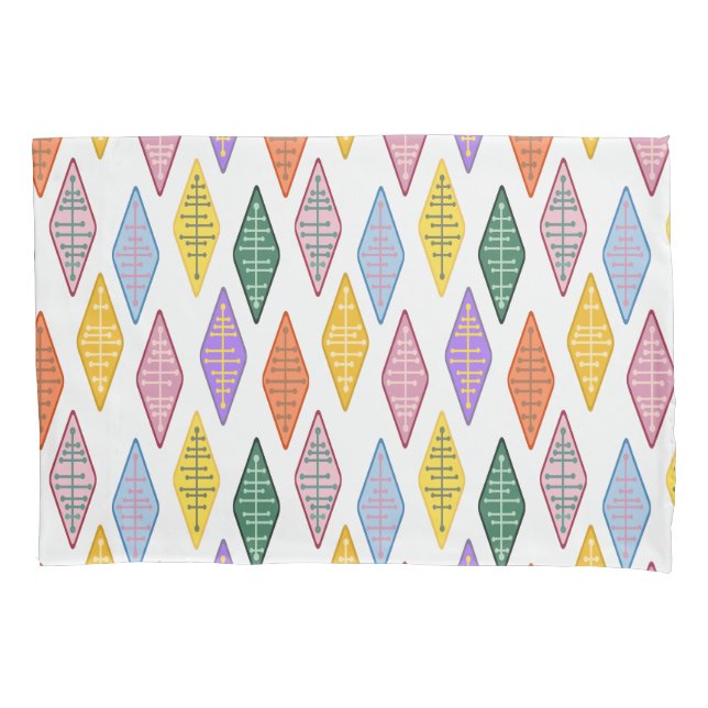 Housse D'oreillers Diamants atomiques (devant)