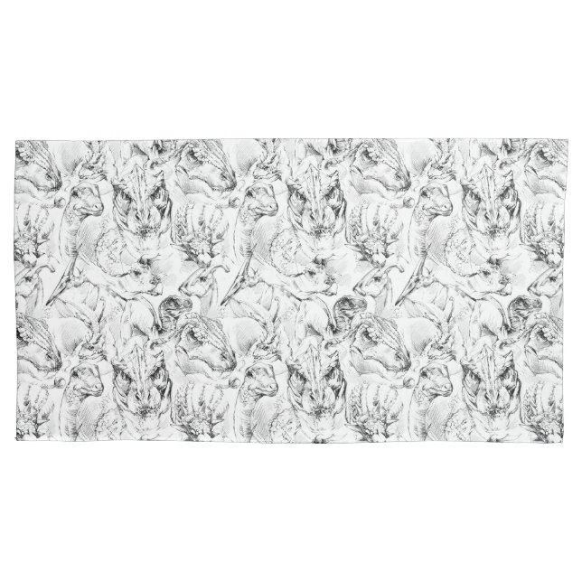 Housse D'oreillers Dinosaure (devant-gauche)