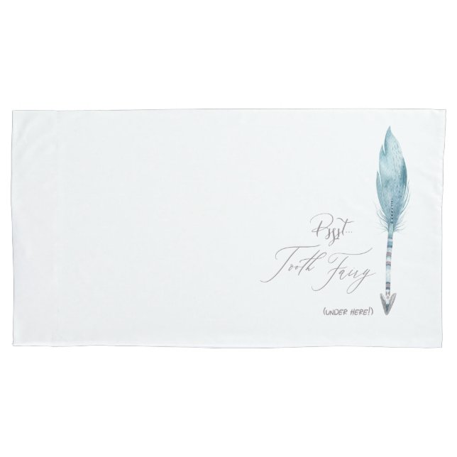 Housse D'oreillers Directions de fée de dent (devant)