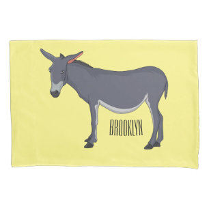 Housse D'oreillers Donkey cartoon