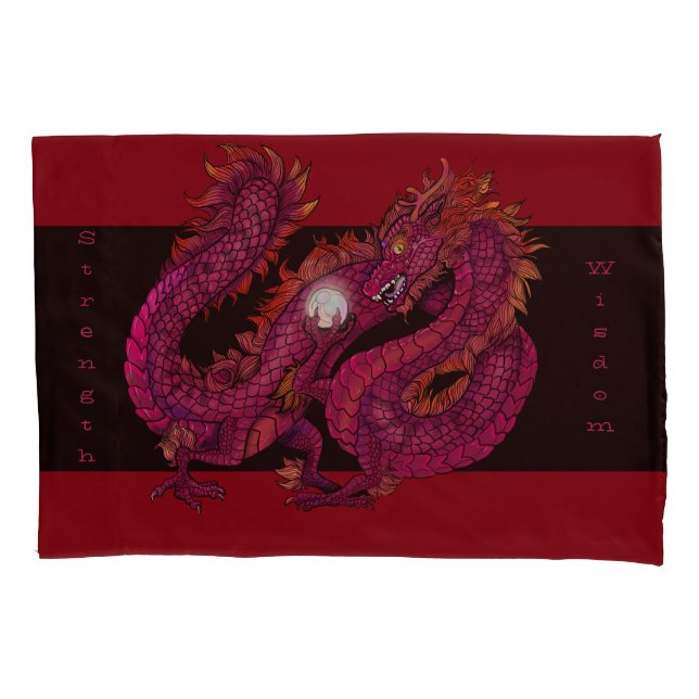Housse D'oreillers Dragon Pearl (devant)