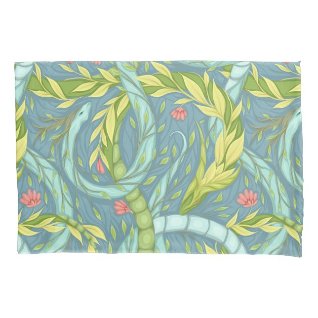 Housse D'oreillers Dragons en bois (devant)