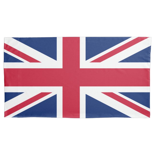 Housse D'oreillers Drapeau anglais patriotique Union Jack British (devant-gauche)