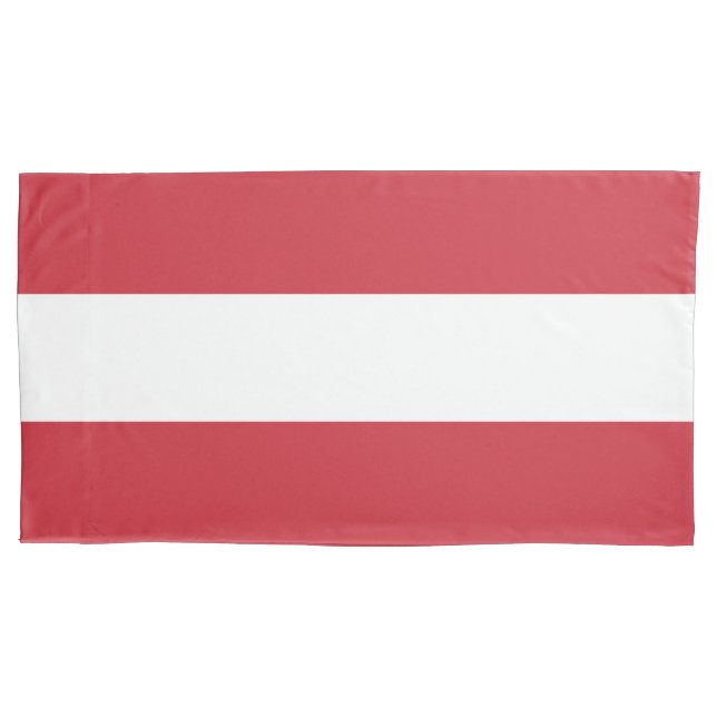 Housse D'oreillers Drapeau autrichien (devant)