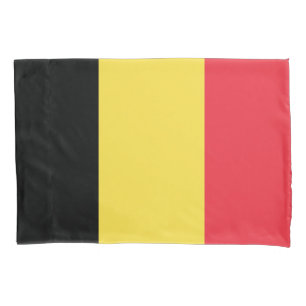 Housse D'oreillers Drapeau belge