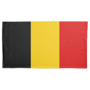 Housse D'oreillers Drapeau de Belgique