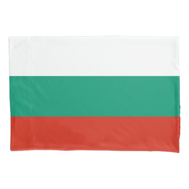 Housse D'oreillers Drapeau de Bulgarie (devant)