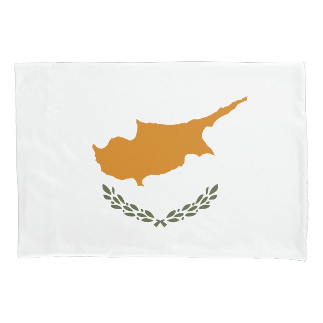 Housse D'oreillers Drapeau de Chypre (devant)