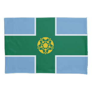 Housse D'oreillers Drapeau de Derbyshire (Comté d'Angleterre, Royaume