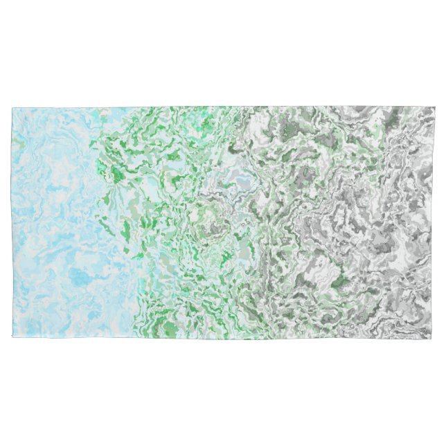 Housse D'oreillers Drapeau de fierté Autoromantique Trippy Boho Groov (devant-gauche)