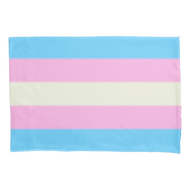 Housse D'oreillers Drapeau de fierté de transsexuel de Falln (devant)