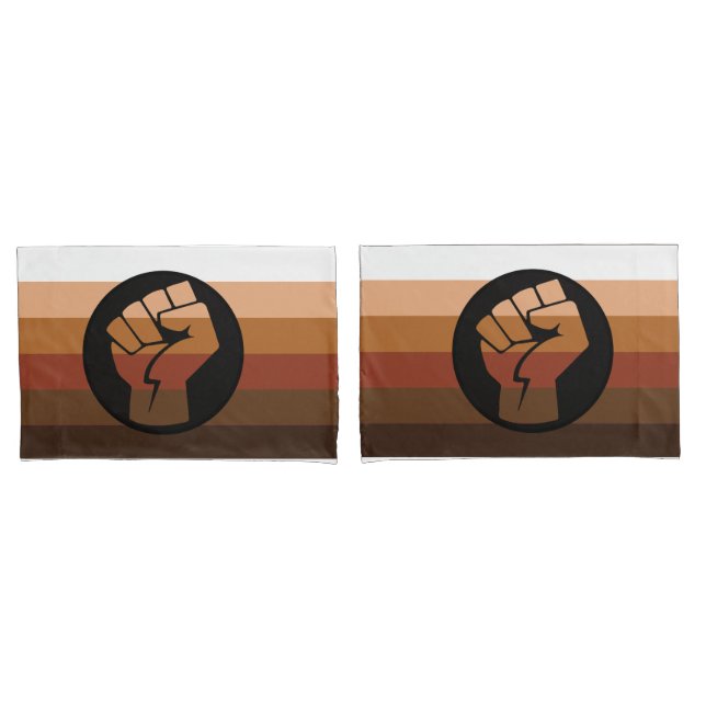 Housse D'oreillers Drapeau de fierté POC (devant-Set)