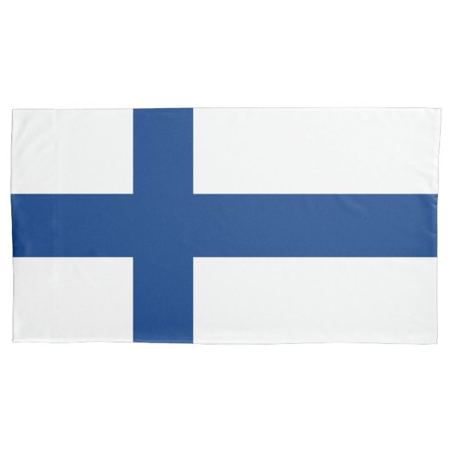 Housse D'oreillers Drapeau de Finlande (devant)