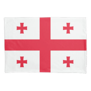 Housse D'oreillers Drapeau de Géorgie