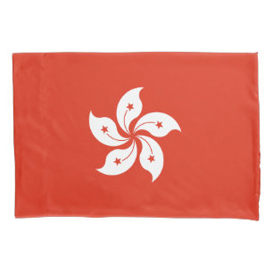 Housse D'oreillers Drapeau de Hong Kong