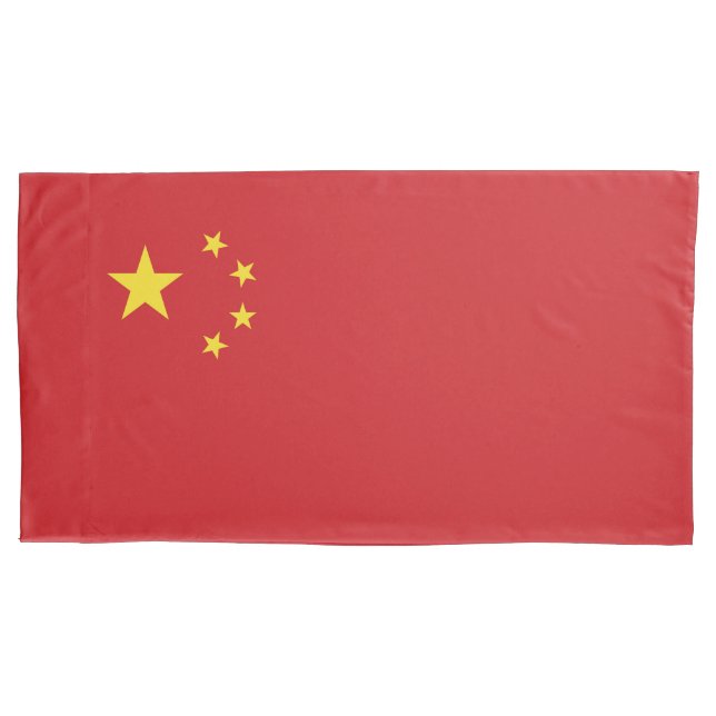 Housse D'oreillers Drapeau de la Chine (devant)