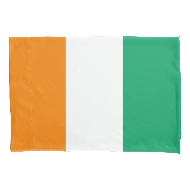 Housse D'oreillers Drapeau de la Côte d'Ivoire (devant)