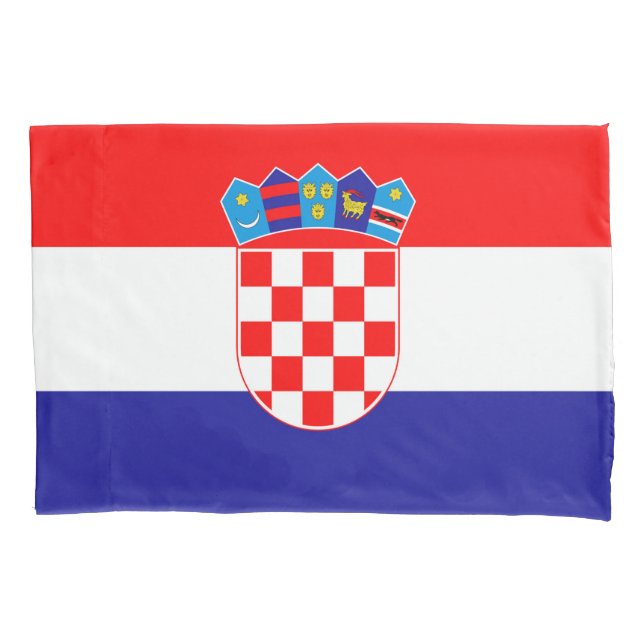 Housse D'oreillers Drapeau de la Croatie (devant)