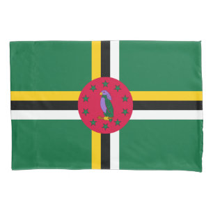 Housse D'oreillers Drapeau de la Dominique