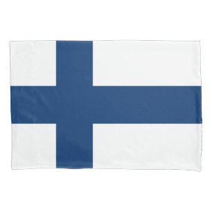 Housse D'oreillers Drapeau de la Finlande