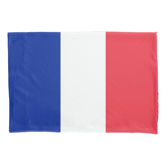 Housse D'oreillers Drapeau de la France (devant)