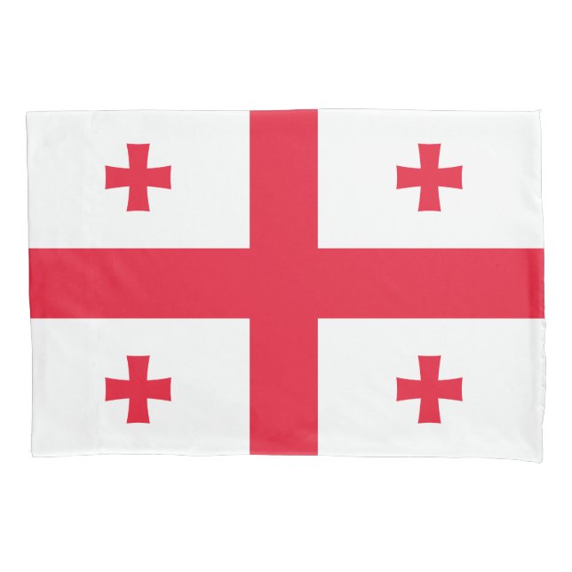 Housse D'oreillers Drapeau de la Géorgie (devant)