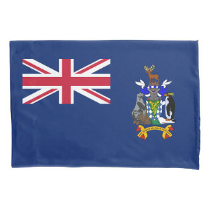 Housse D'oreillers Drapeau de la Géorgie du Sud et des îles Sandwich 