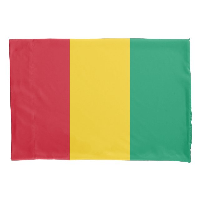 Housse D'oreillers Drapeau de la Guinée (devant)