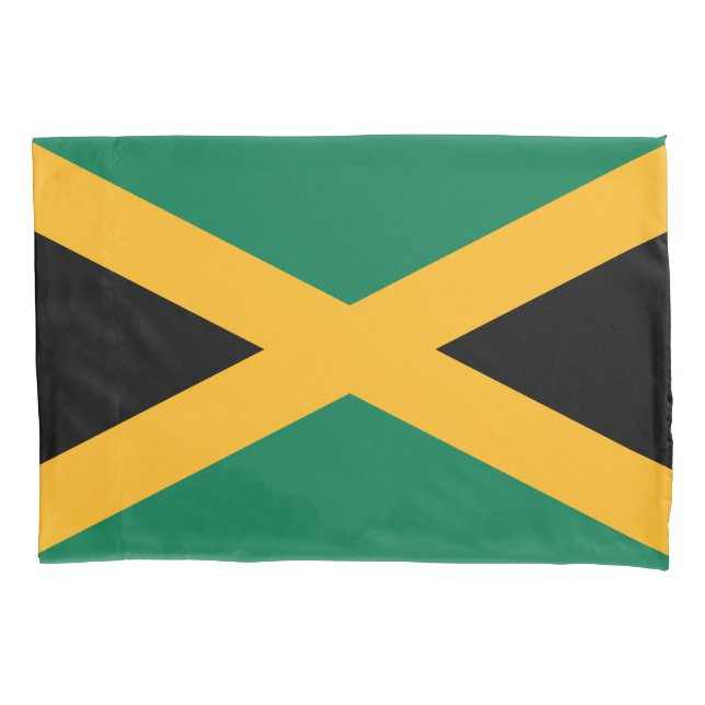 Housse D'oreillers Drapeau de la Jamaïque (devant)