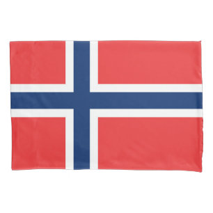 Housse D'oreillers Drapeau de la Norvège