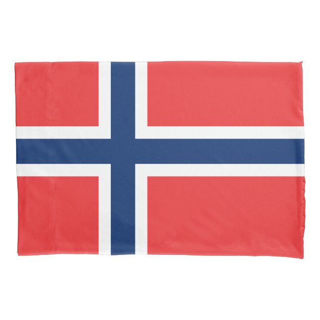 Housse D'oreillers Drapeau de la Norvège (devant)