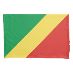 Housse D'oreillers Drapeau de la République du Congo