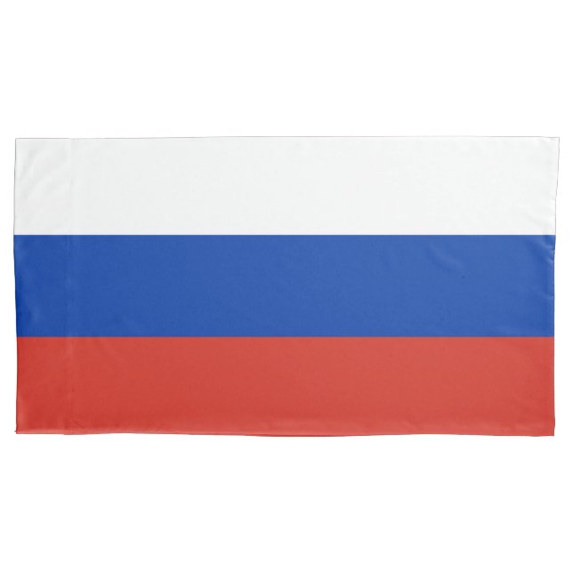 Housse D'oreillers Drapeau de la Russie (devant)