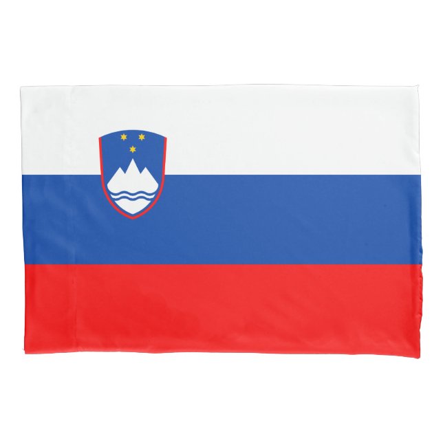 Housse D'oreillers Drapeau de la Slovénie (devant)