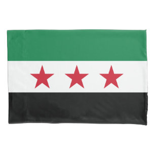 Housse D'oreillers Drapeau de la Syrie