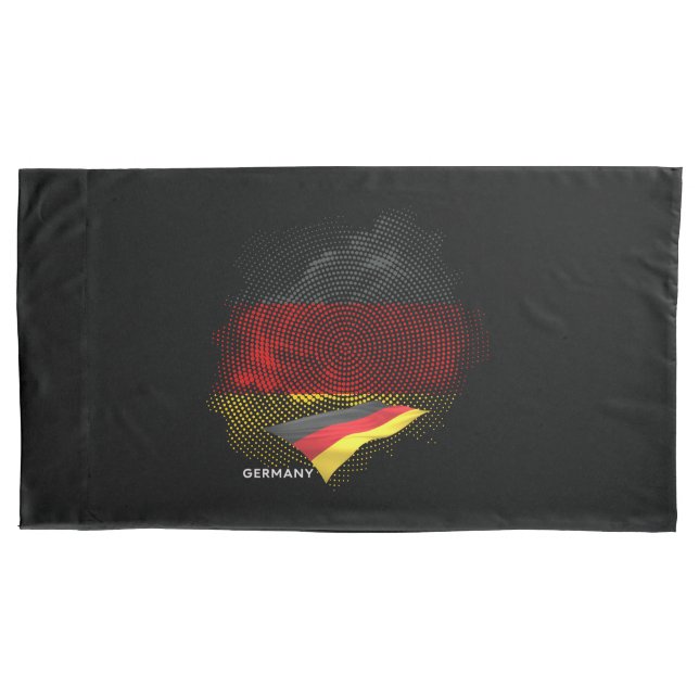 Housse D'oreillers Drapeau de l'Allemagne (devant)
