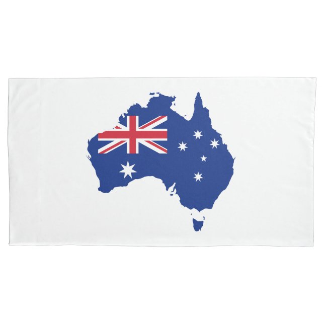 Housse D'oreillers drapeau de l'Australie (devant)